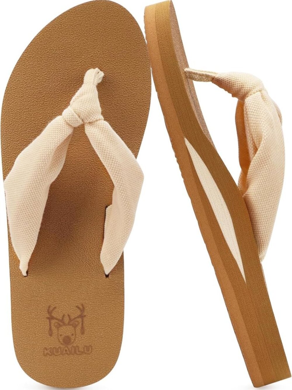 Comfortable Arch Support Flip Flops for Women - Summer Beach Thong Sandals